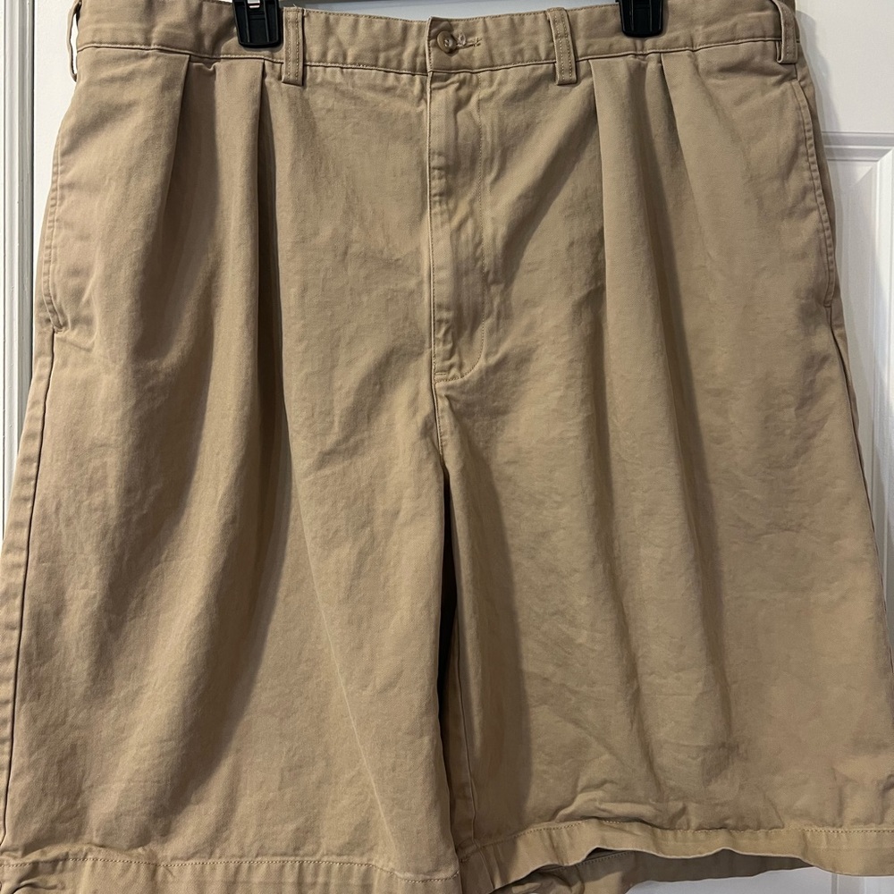 Polo by Ralph Lauren Men's Khaki Flat Front Shorts
